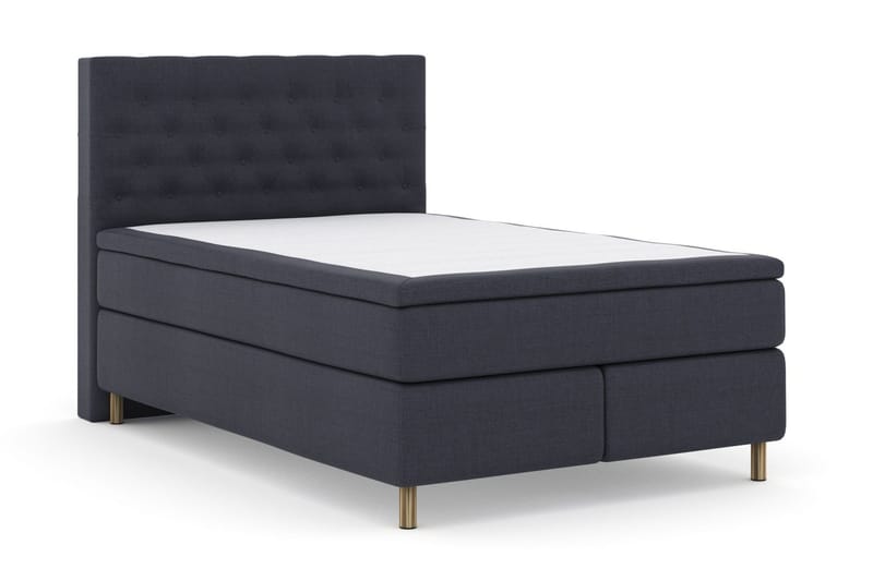 Select No 5 Komplet Sengepakke 140x200 Fast/Medium Latex - Blå/Metal - Møbler - Senge - Kontinentalsenge