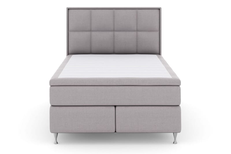 Select No 5 Komplet Sengepakke 140x200 Fast/Medium Latex - Lysegrå/Sølv - Møbler - Senge - Kontinentalsenge