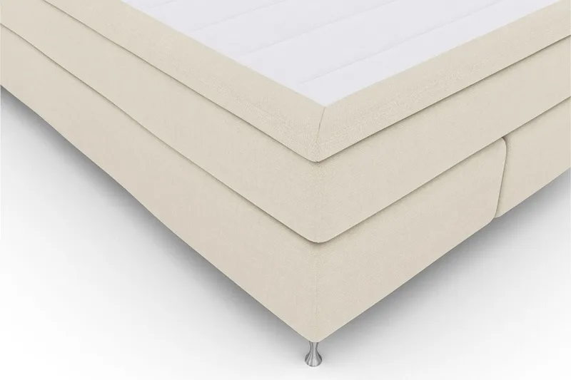 Select No 5 Komplet Sengepakke 140x200 Fast/Medium Watergel - Beige/Sølv - Møbler - Senge - Kontinentalsenge