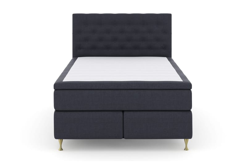Select No 5 Komplet Sengepakke 140x200 Fast/Medium Watergel - Blå/Guld - Møbler - Senge - Komplet sengepakke