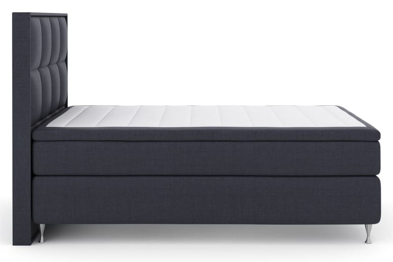 Select No 5 Komplet Sengepakke 140x200 Fast/Medium Watergel - Blå/Sølv - Møbler - Senge - Komplet sengepakke