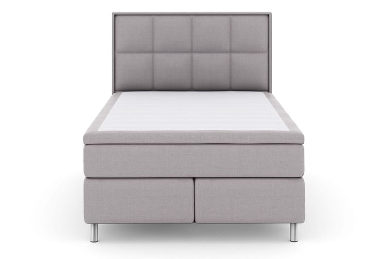 Select No 5 Komplet Sengepakke 140x200 Fast/Medium Watergel - Lysegrå/Metal - Møbler - Senge - Kontinentalsenge