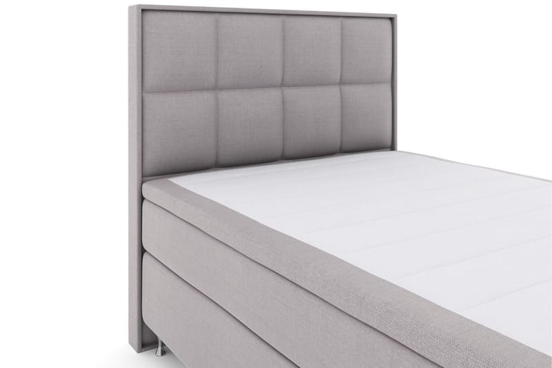 Select No 5 Komplet Sengepakke 140x200 Fast/Medium Watergel - Lysegrå/Sølv - Møbler - Senge - Kontinentalsenge