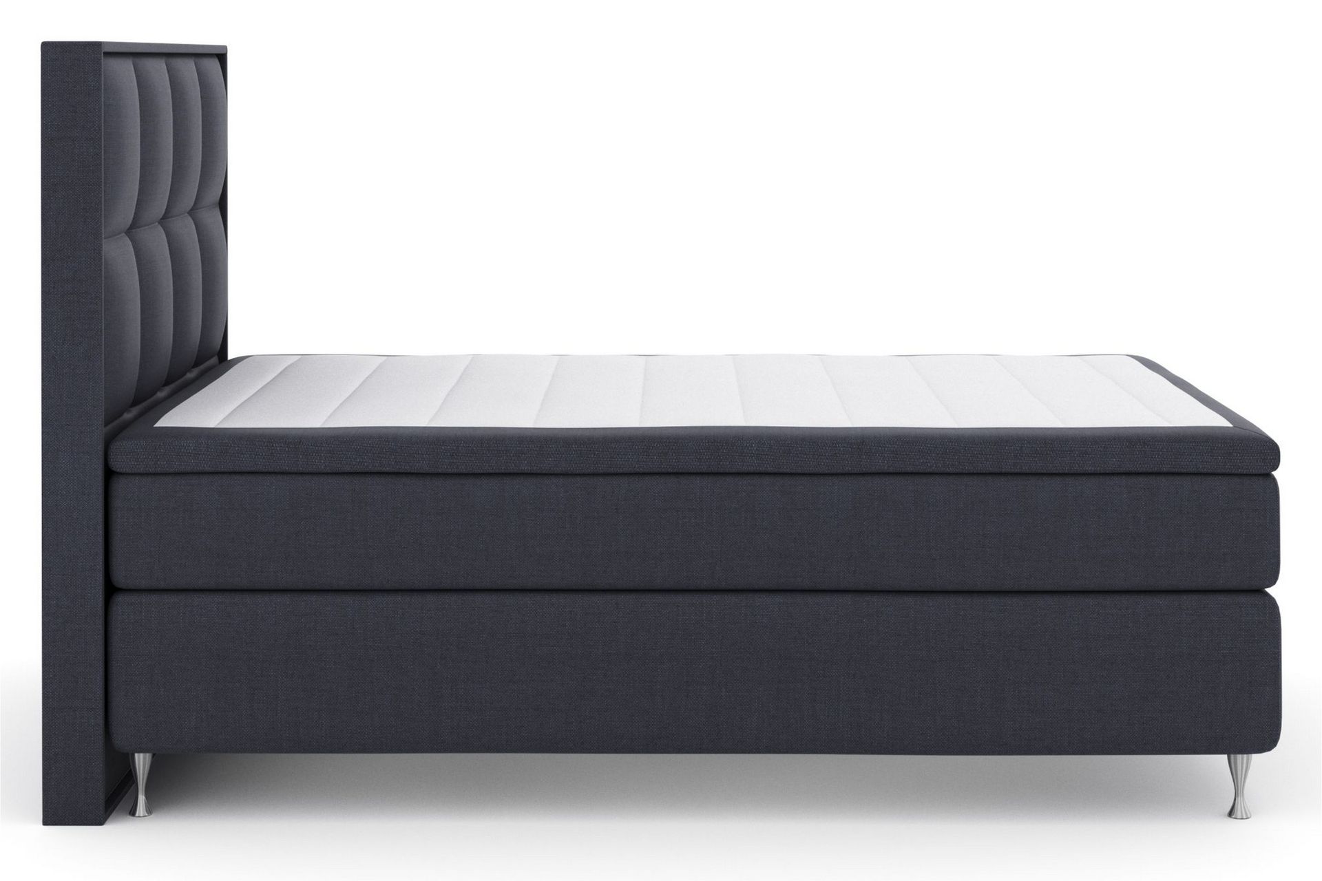Select No 5 Komplet Sengepakke 140x200 Medium Latex - Blå/Sølv - Møbler - Senge - Komplet sengepakke