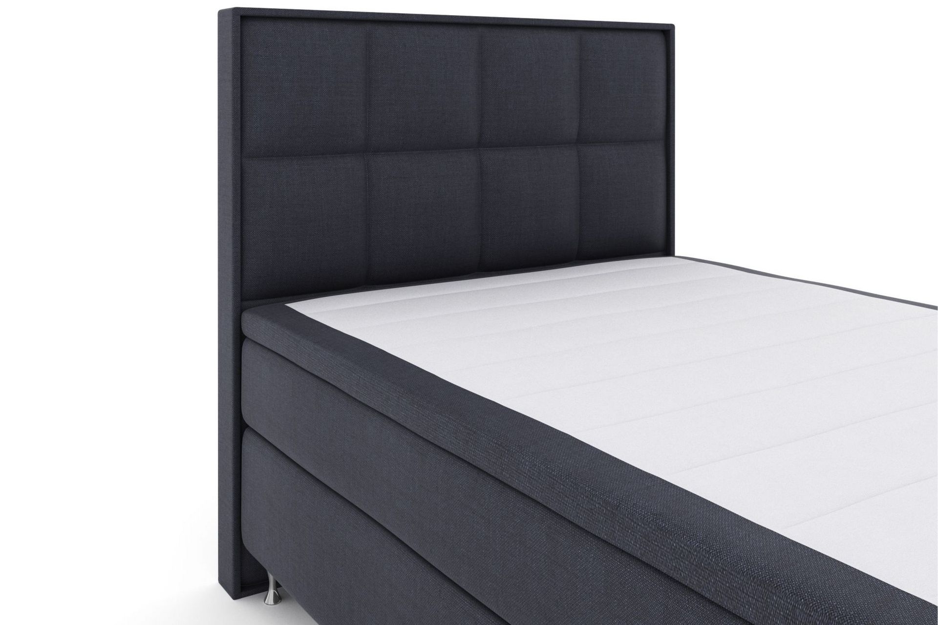 Select No 5 Komplet Sengepakke 140x200 Medium Latex - Blå/Sølv - Møbler - Senge - Komplet sengepakke