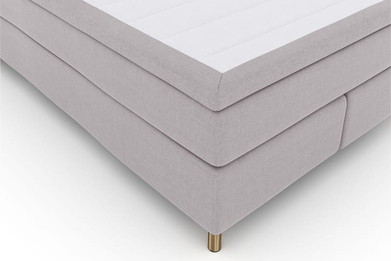 Select No 5 Komplet Sengepakke 140x200 Medium Latex - Lysegrå/Kobber - Møbler - Senge - Kontinentalsenge