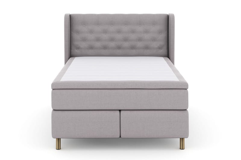 Select No 5 Komplet Sengepakke 140x200 Medium Latex - Lysegrå/Kobber - Møbler - Senge - Kontinentalsenge