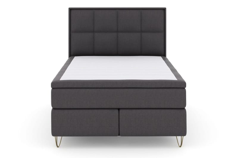 Select No 5 Komplet Sengepakke 140x200 Medium Latex - Mørkegrå/Metal V-form - Møbler - Senge - Kontinentalsenge