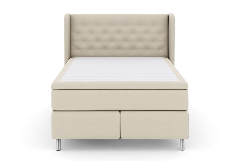 Select No 5 Komplet Sengepakke 160x200 Fast Latex - Beige/Metal - Møbler - Senge - Kontinentalsenge