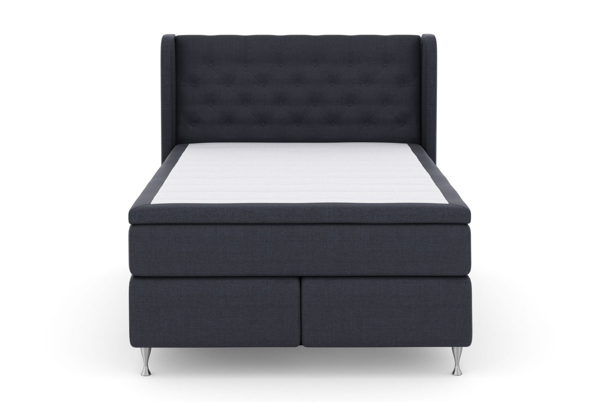 Select No 5 Komplet Sengepakke 160x200 Fast Watergel - Blå/Sølv - Møbler - Senge - Komplet sengepakke