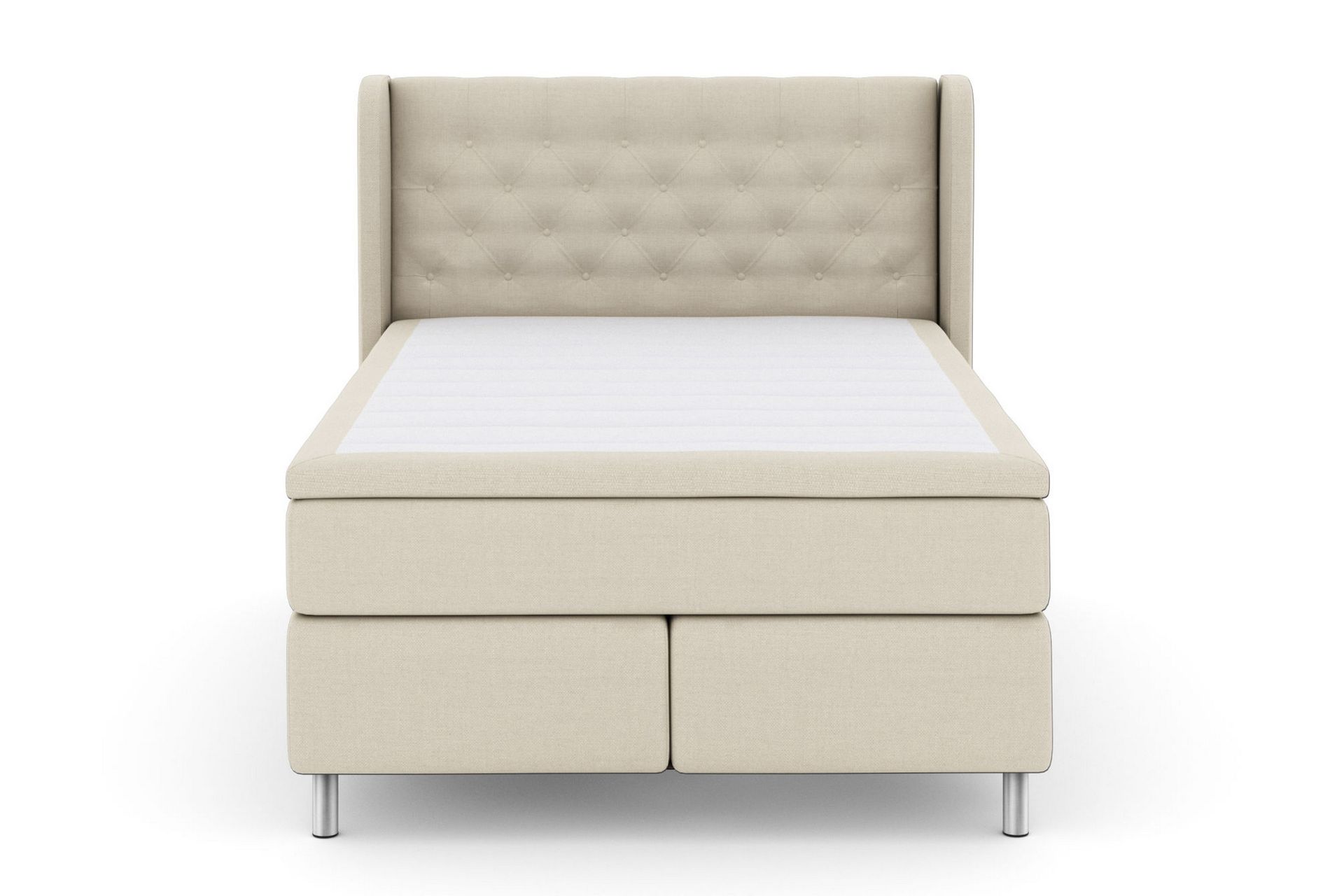 Select No 5 Komplet Sengepakke 160x200 Fast/Medium Latex - Beige/Metal - Møbler - Senge - Komplet sengepakke