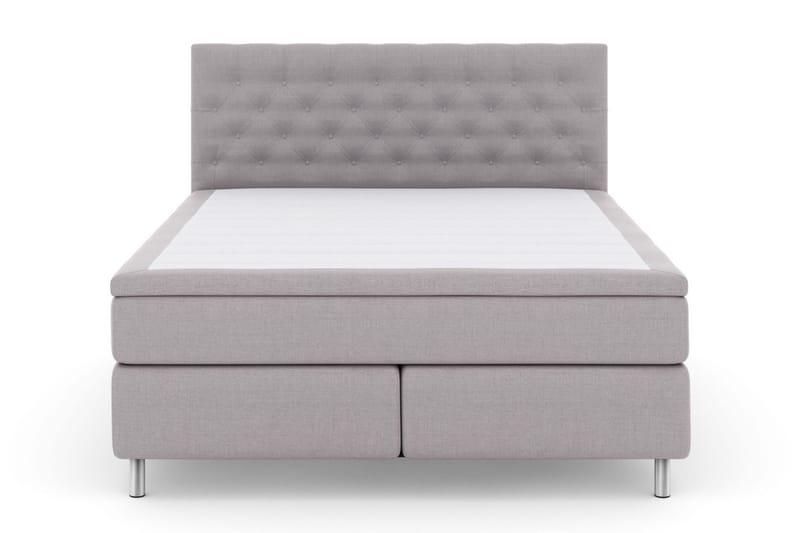 Select No 5 Komplet Sengepakke 160x200 Medium Latex - Lysegrå/Metal - Møbler - Senge - Kontinentalsenge