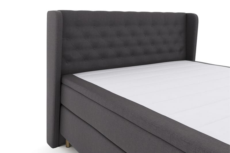 Select No 5 Komplet Sengepakke 160x200 Medium Latex - Mørkegrå/Kobber - Møbler - Senge - Komplet sengepakke
