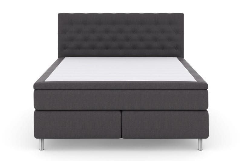 Select No 5 Komplet Sengepakke 160x200 Medium Latex - Mørkegrå/Metal - Møbler - Senge - Kontinentalsenge