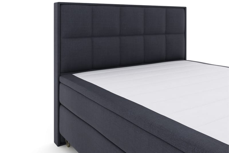 Select No 5 Komplet Sengepakke 180x200 Fast Latex - Blå/Metal V-form - Møbler - Senge - Komplet sengepakke