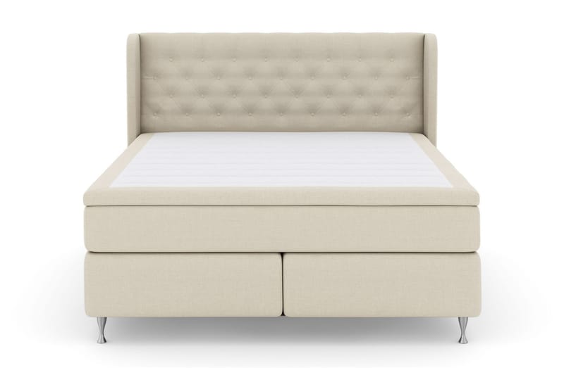 Select No 5 Komplet Sengepakke 180x200 Fast Watergel - Beige/Sølv - Møbler - Senge - Komplet sengepakke