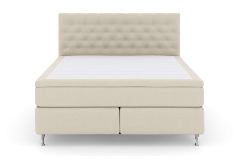 Select No 5 Komplet Sengepakke 180x200 Fast Watergel, Beige/Sølv