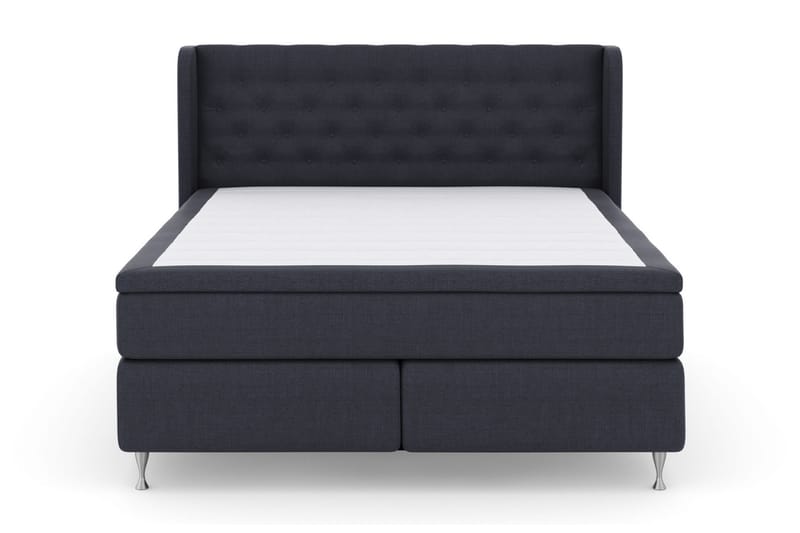 Select No 5 Komplet Sengepakke 180x200 Fast Watergel - Blå/Sølv - Møbler - Senge - Komplet sengepakke