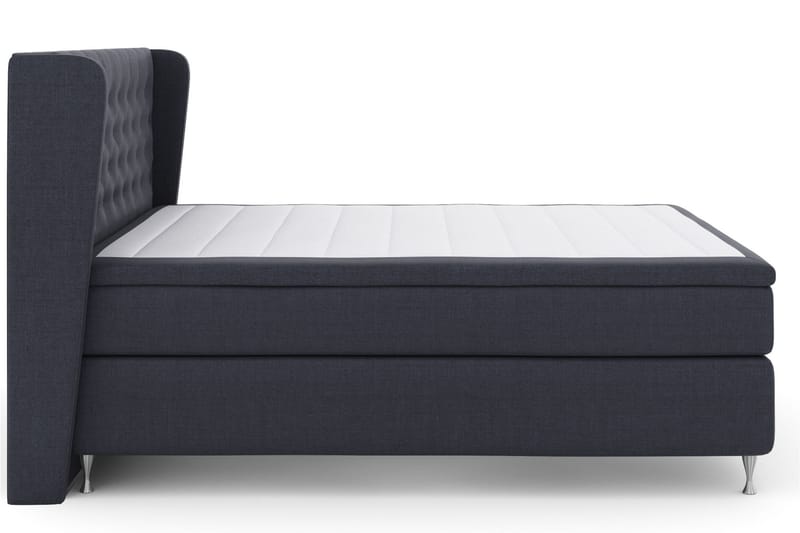 Select No 5 Komplet Sengepakke 180x200 Fast Watergel - Blå/Sølv - Møbler - Senge - Komplet sengepakke