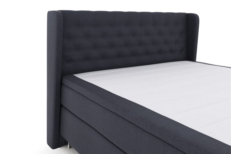 Select No 5 Komplet Sengepakke 180x200 Fast Watergel - Blå/Sølv - Møbler - Senge - Komplet sengepakke