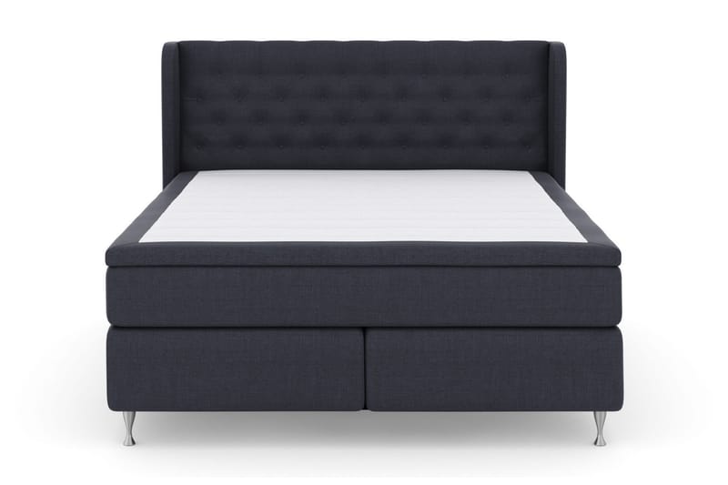 Select No 5 Komplet Sengepakke 180x200 Fast Watergel - Blå/Sølv - Møbler - Senge - Kontinentalsenge