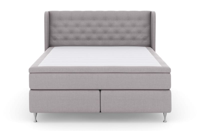 Select No 5 Komplet Sengepakke 180x200 Fast Watergel - Lysegrå/Sølv - Møbler - Senge - Komplet sengepakke