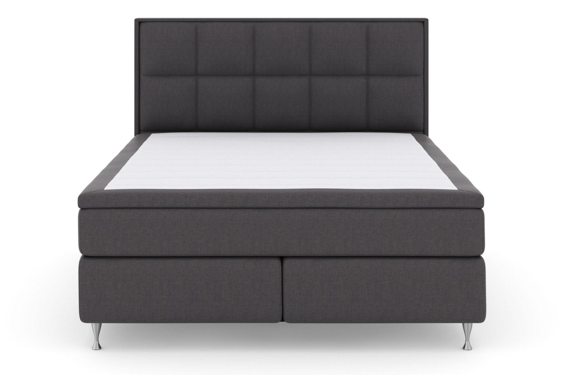 Select No 5 Komplet Sengepakke 180x200 Fast Watergel - Mørkegrå/Sølv - Møbler - Senge - Komplet sengepakke