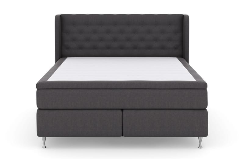 Select No 5 Komplet Sengepakke 180x200 Fast Watergel - Mørkegrå/Sølv - Møbler - Senge - Komplet sengepakke
