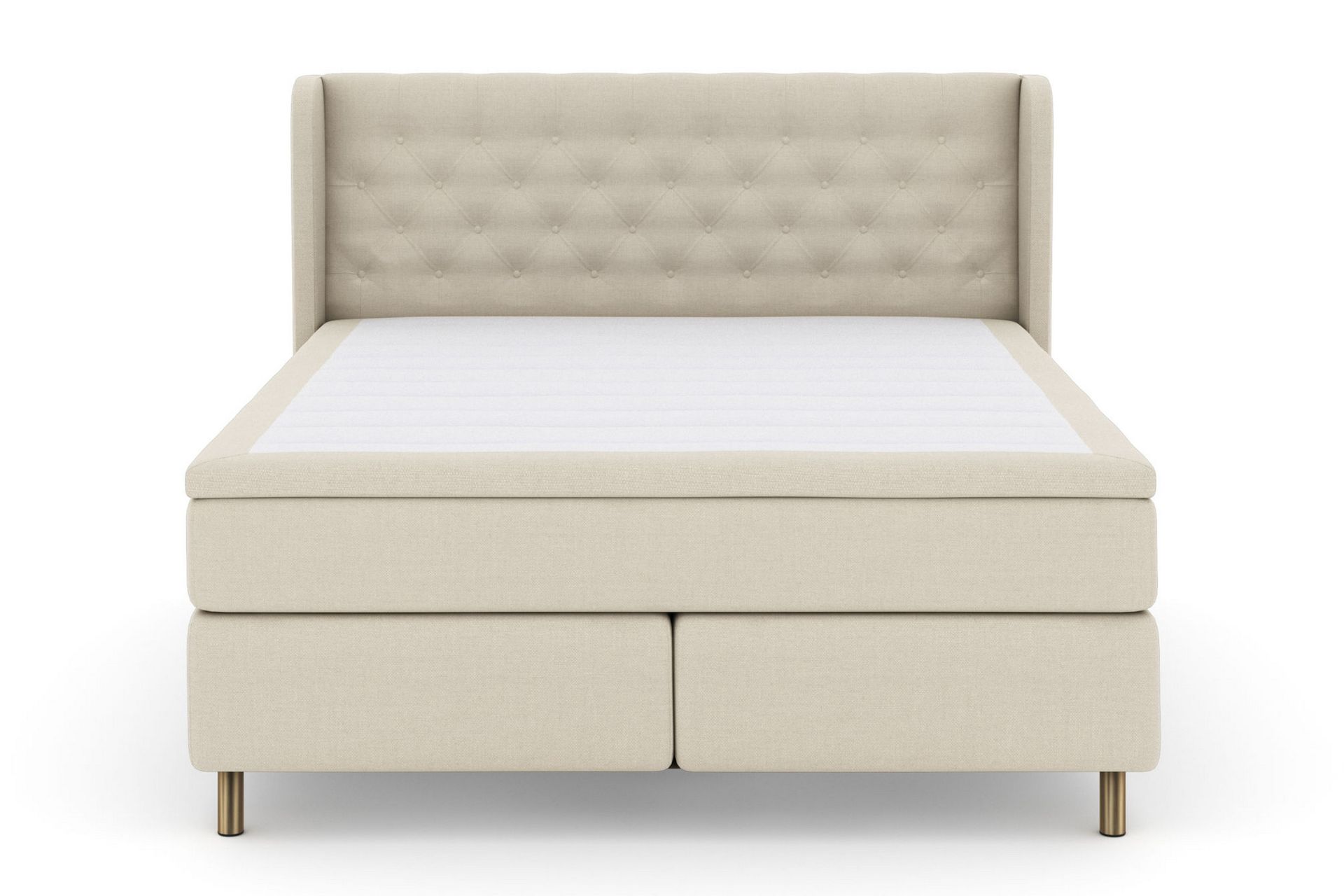 Select No 5 Komplet Sengepakke 180x200 Fast/Medium Watergel - Beige/Kobber - Møbler - Senge - Komplet sengepakke