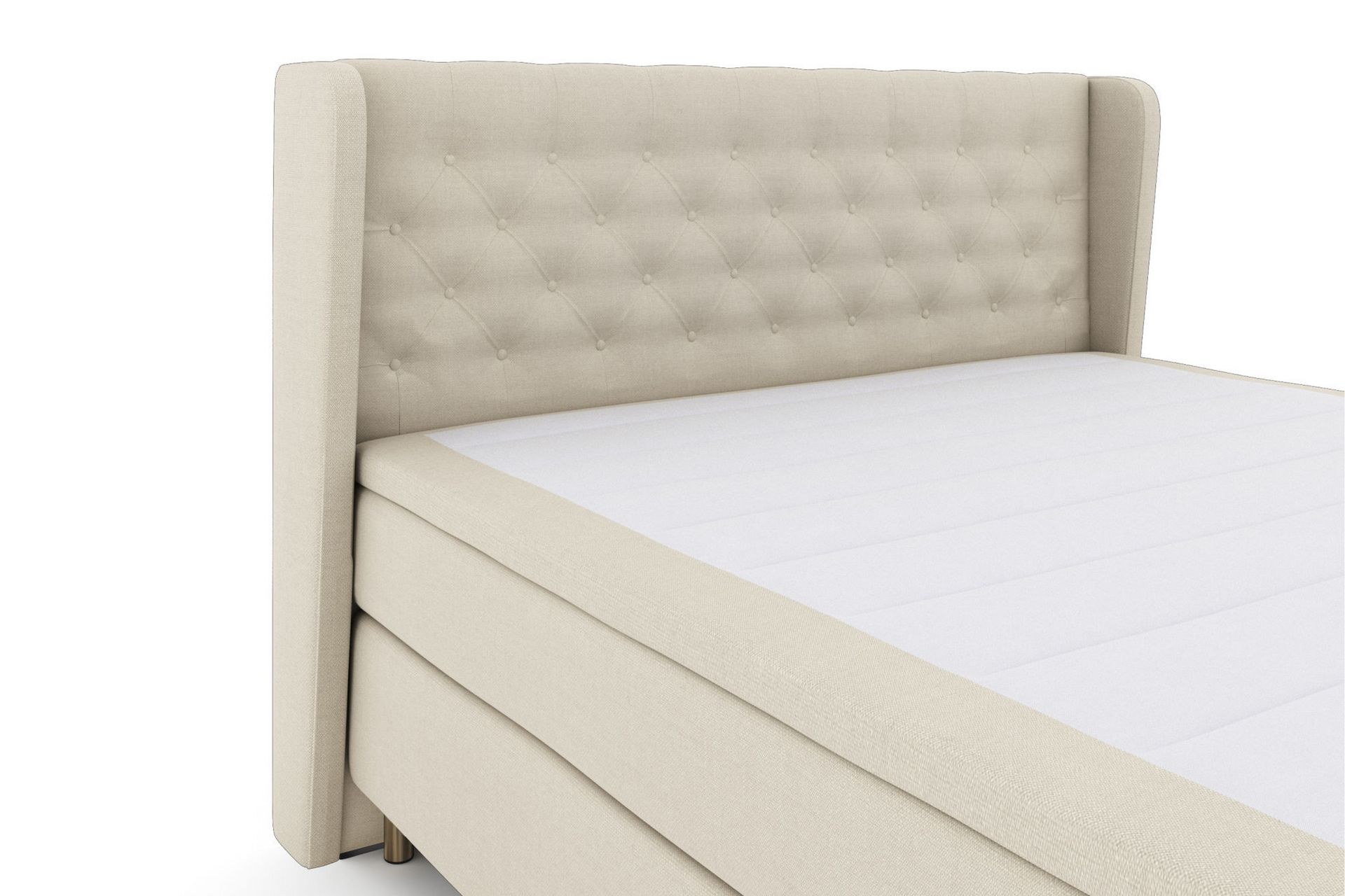 Select No 5 Komplet Sengepakke 180x200 Fast/Medium Watergel - Beige/Kobber - Møbler - Senge - Komplet sengepakke