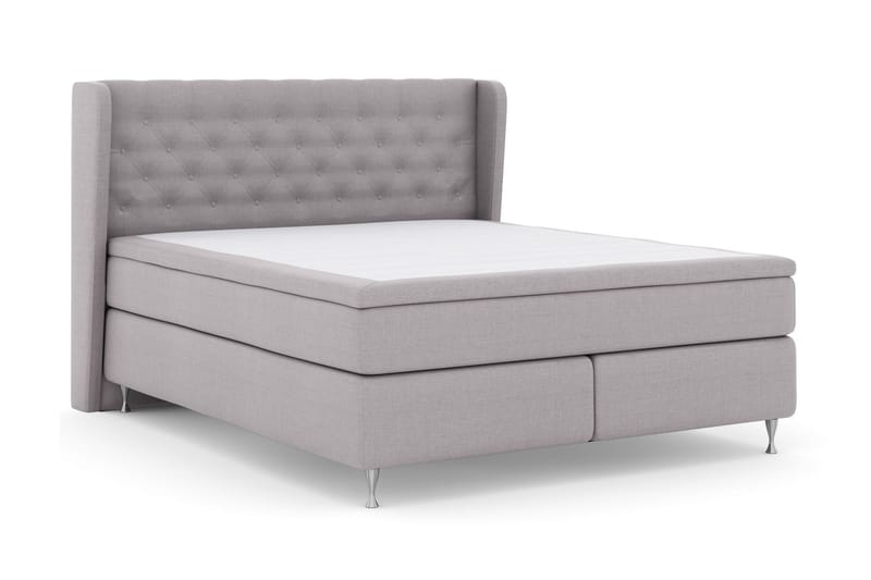 Select No 5 Komplet Sengepakke 180x200 Fast/Medium Watergel - Lysegrå/Sølv - Møbler - Senge - Komplet sengepakke