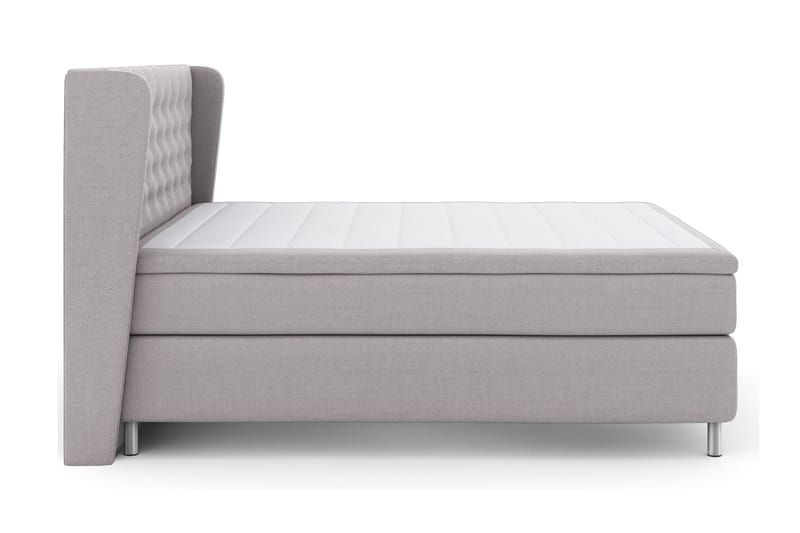 Select No 5 Komplet Sengepakke 180x200 Fast/Medium Watergel - Lysegrå/Sølv - Møbler - Senge - Komplet sengepakke