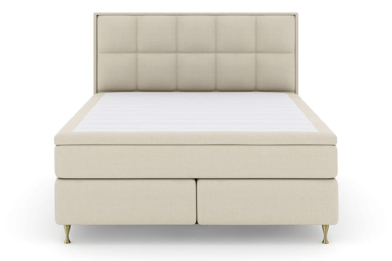 Select No 5 Komplet Sengepakke 180x200 Medium Latex - Beige/Guld - Møbler - Senge - Komplet sengepakke