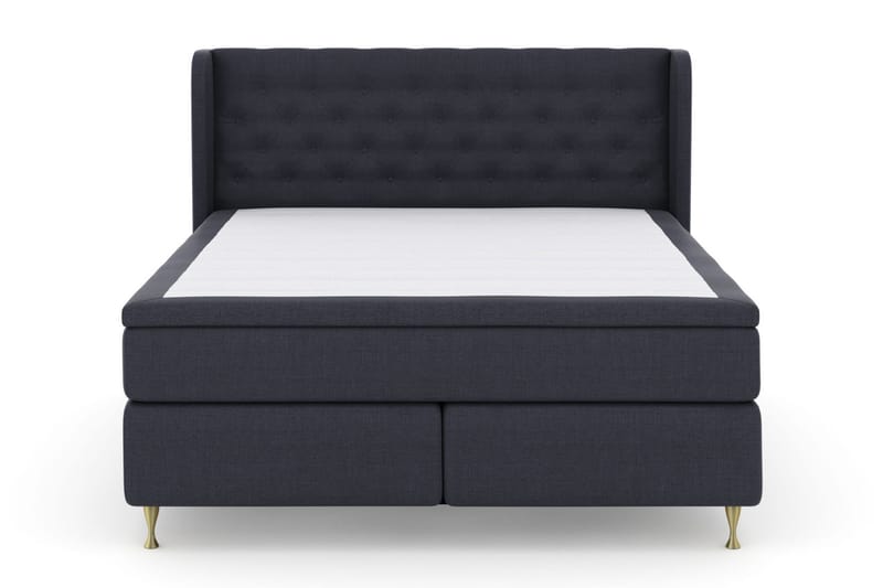 Select No 5 Komplet Sengepakke 180x200 Medium Latex - Blå/Guld - Møbler - Senge - Kontinentalsenge