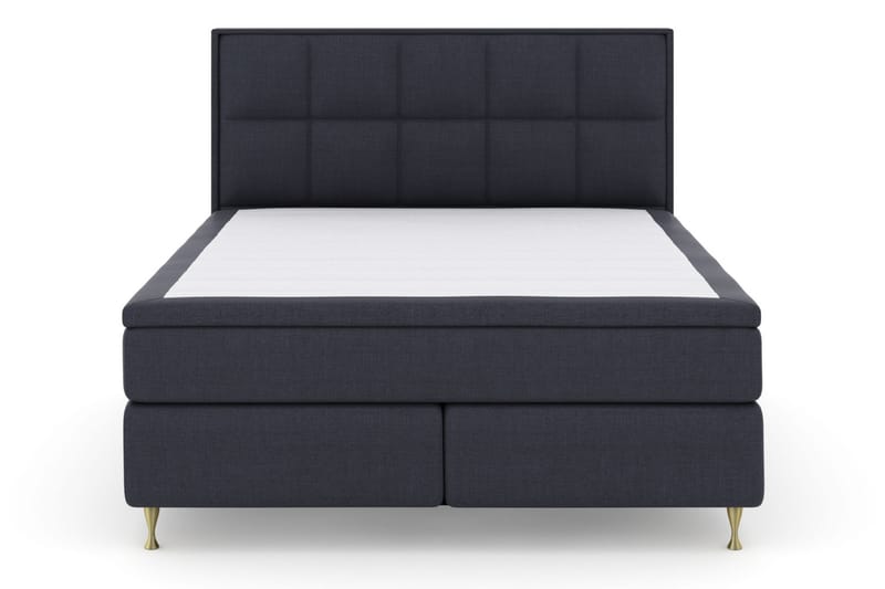 Select No 5 Komplet Sengepakke 180x200 Medium Latex - Blå/Guld - Møbler - Senge - Komplet sengepakke