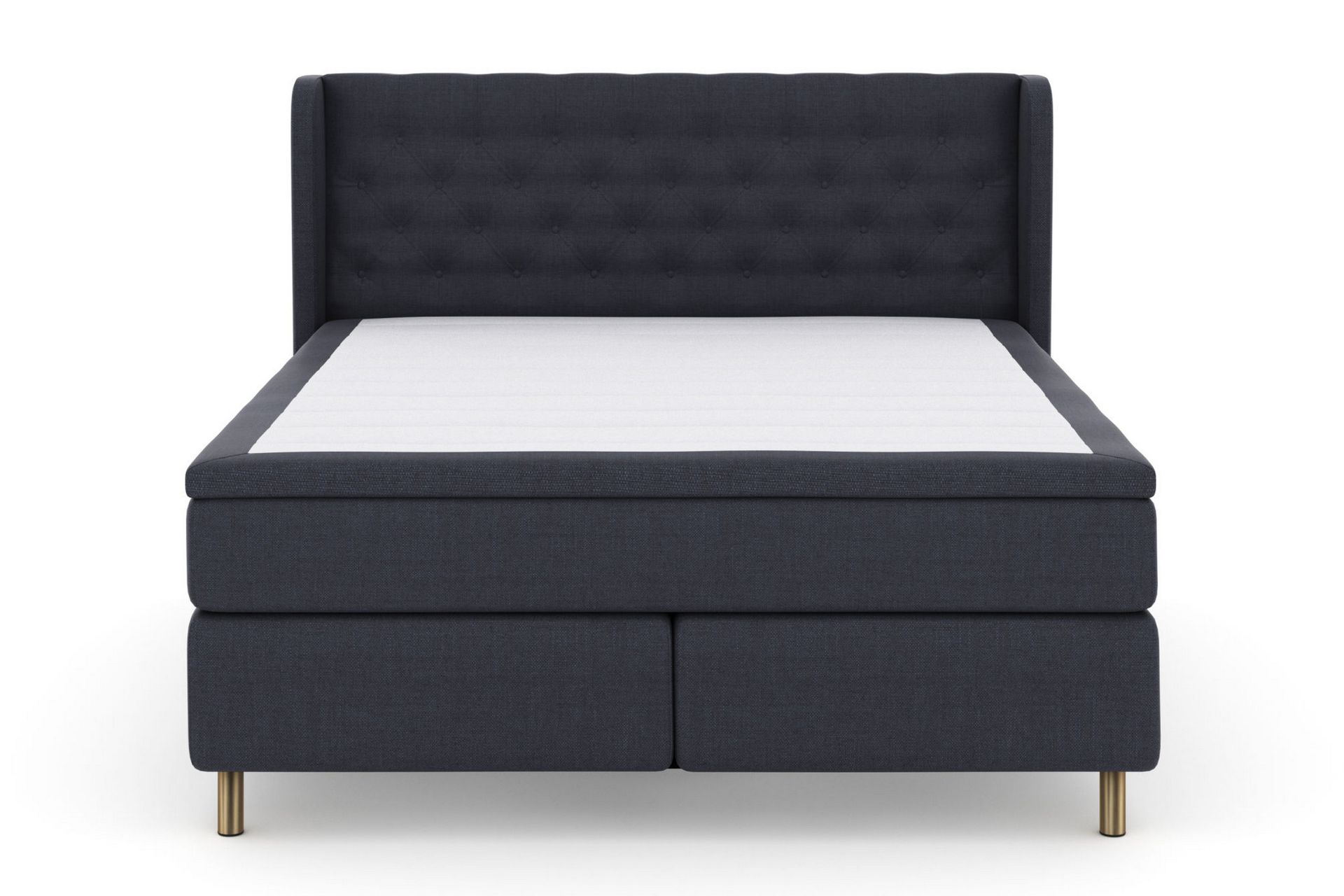Select No 5 Komplet Sengepakke 210x210 Fast Latex - Blå/Kobber - Møbler - Senge - Komplet sengepakke
