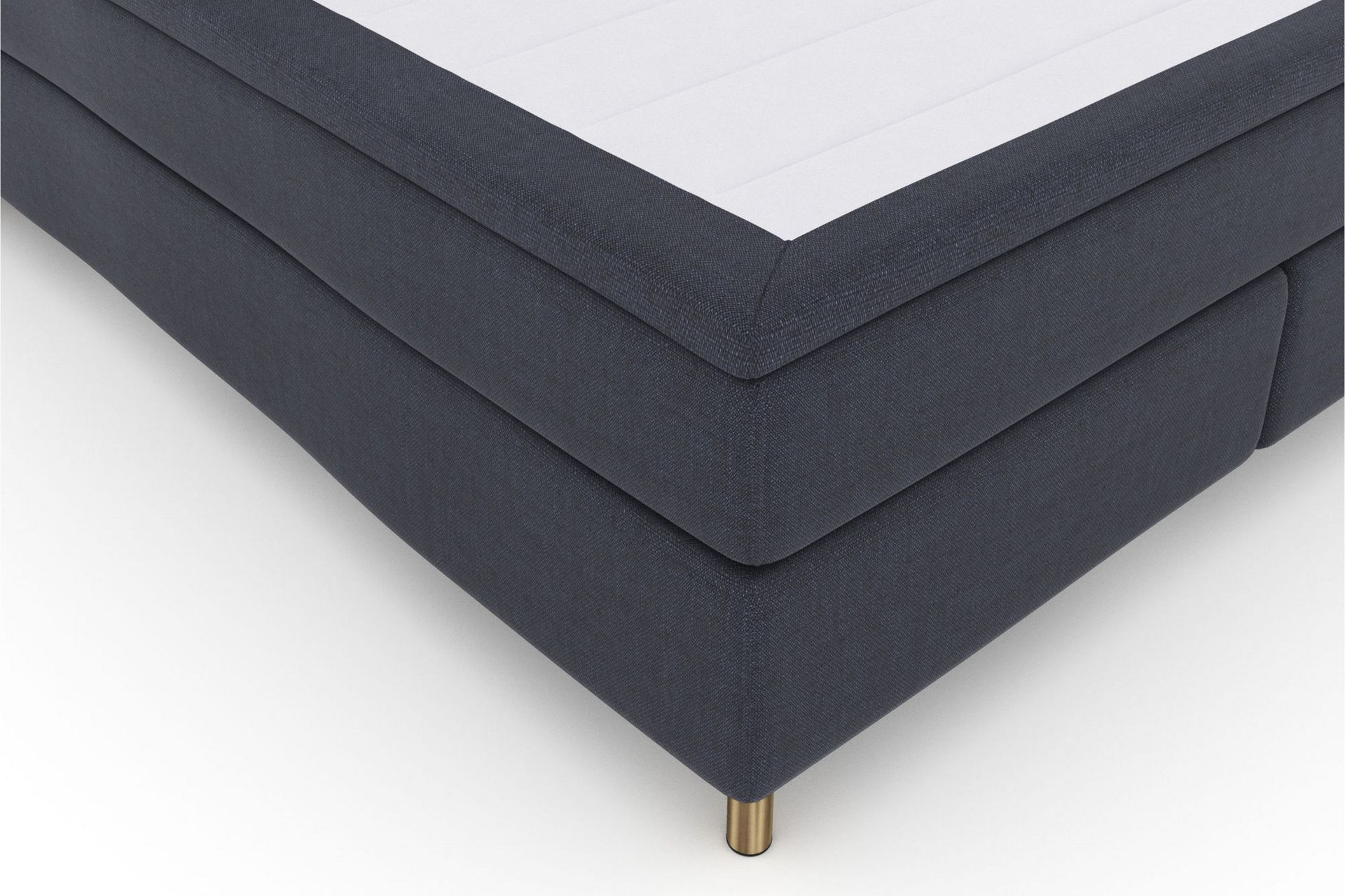Select No 5 Komplet Sengepakke 210x210 Fast Latex - Blå/Kobber - Møbler - Senge - Komplet sengepakke