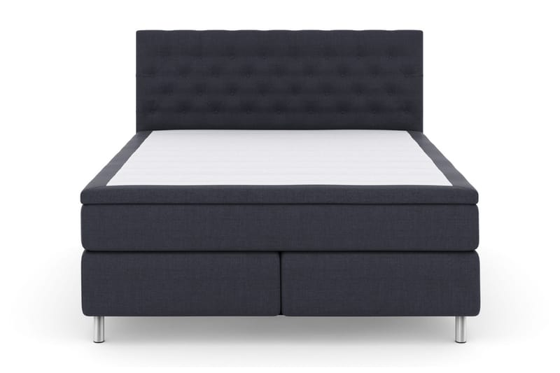 Select No 5 Komplet Sengepakke 210x210 Fast Latex - Blå/Metal - Møbler - Senge - Kontinentalsenge