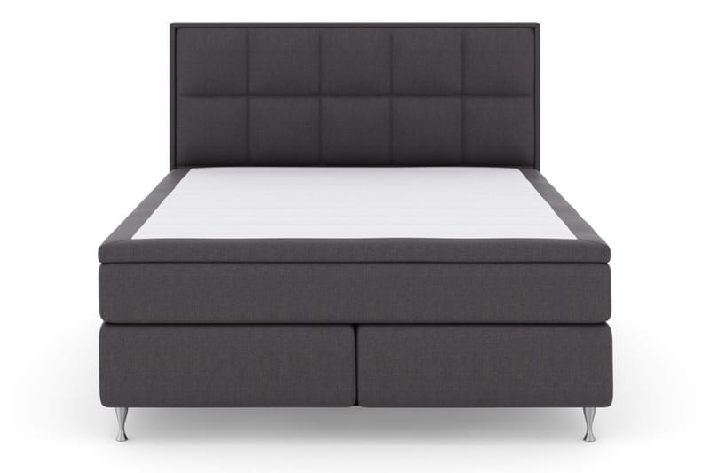 Select No 5 Komplet Sengepakke 210x210 Fast Latex - Mørkegrå/Sølv - Møbler - Senge - Kontinentalsenge