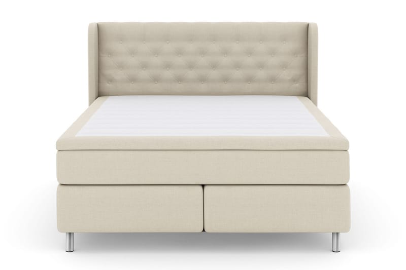 Select No 5 Komplet Sengepakke 210x210 Fast Watergel - Beige/Metal - Møbler - Senge - Komplet sengepakke