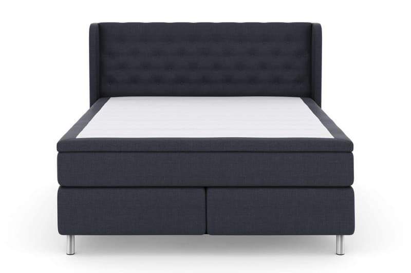 Select No 5 Komplet Sengepakke 210x210 Fast Watergel - Blå/Metal - Møbler - Senge - Komplet sengepakke