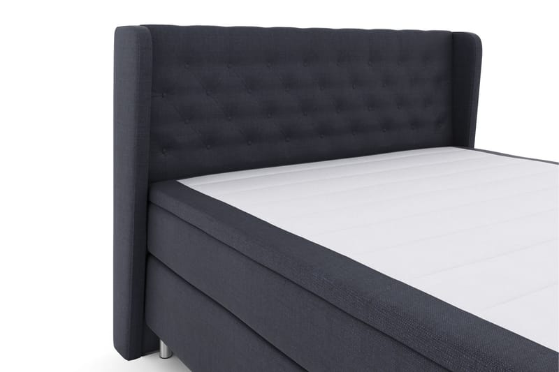 Select No 5 Komplet Sengepakke 210x210 Fast Watergel - Blå/Metal - Møbler - Senge - Komplet sengepakke