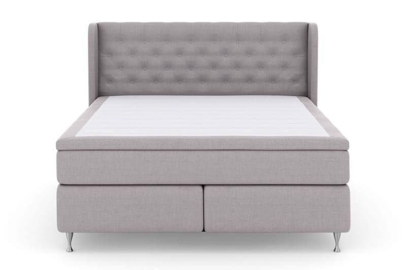 Select No 5 Komplet Sengepakke 210x210 Fast Watergel - Lysegrå/Sølv - Møbler - Senge - Kontinentalsenge