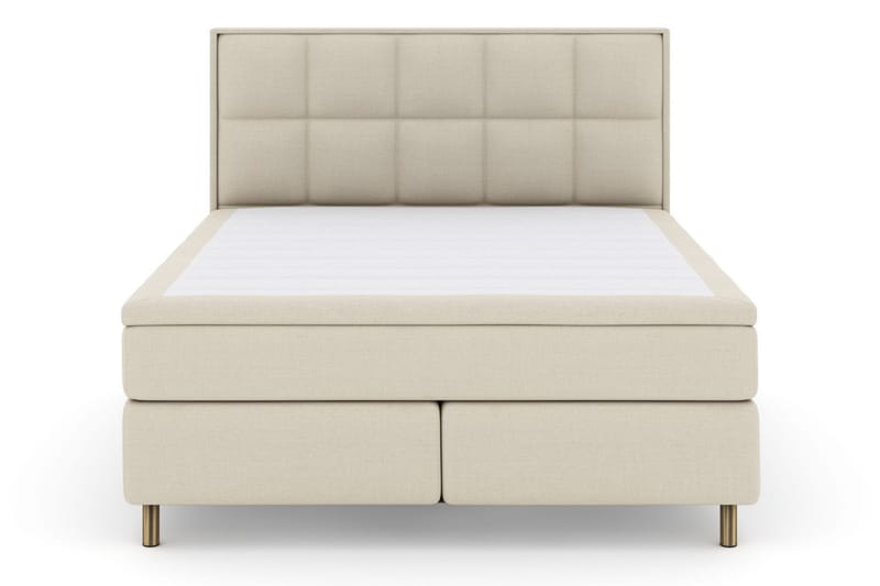 Select No 5 Komplet Sengepakke 210x210 Fast/Medium Latex - Beige/Kobber - Møbler - Senge - Kontinentalsenge