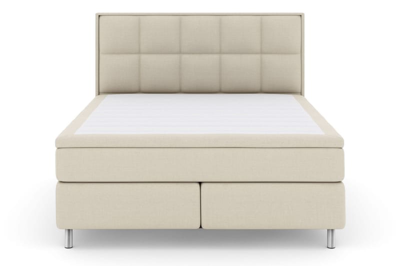 Select No 5 Komplet Sengepakke 210x210 Fast/Medium Latex - Beige/Metal - Møbler - Senge - Kontinentalsenge