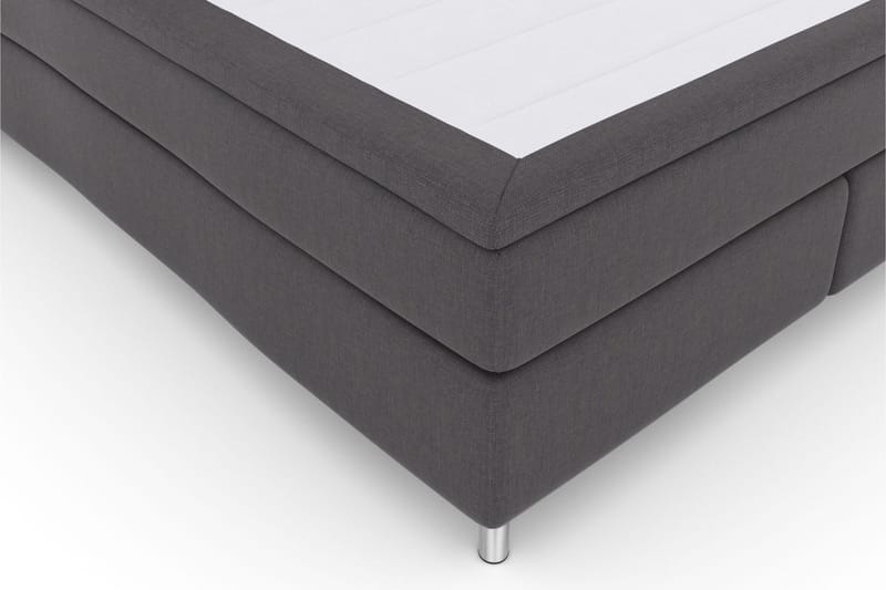 Select No 5 Komplet Sengepakke 210x210 Fast/Medium Latex - Mørkegrå/Metal - Møbler - Senge - Kontinentalsenge