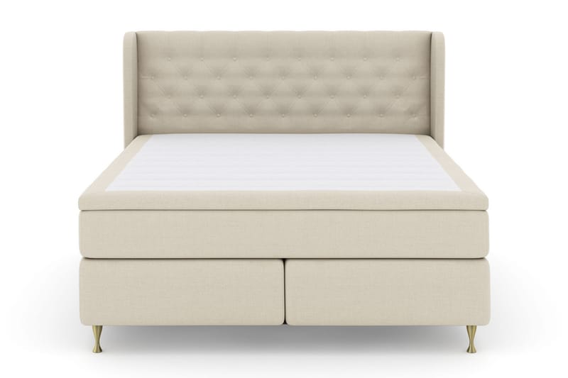 Select No 5 Komplet Sengepakke 210x210 Medium Watergel - Beige/Guld - Møbler - Senge - Komplet sengepakke