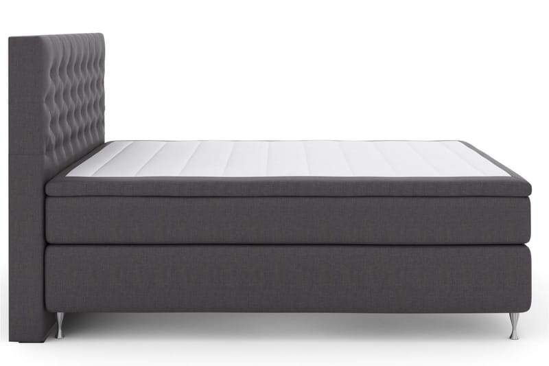 Select No 5 Komplet Sengepakke 210x210 Medium Watergel - Mørkegrå/Sølv - Møbler - Senge - Kontinentalsenge