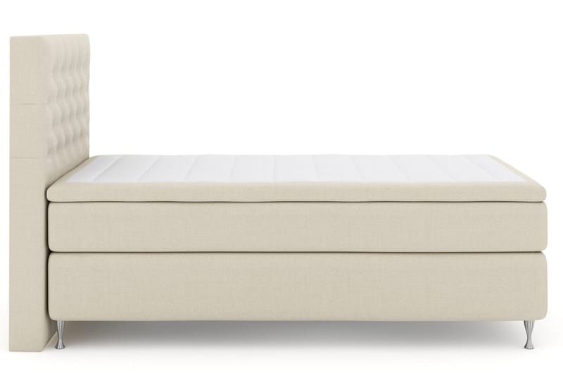 Select No 5 Kontinentalseng 120x200 hård Watergel - Beige/sølv - Møbler - Senge - Kontinentalsenge