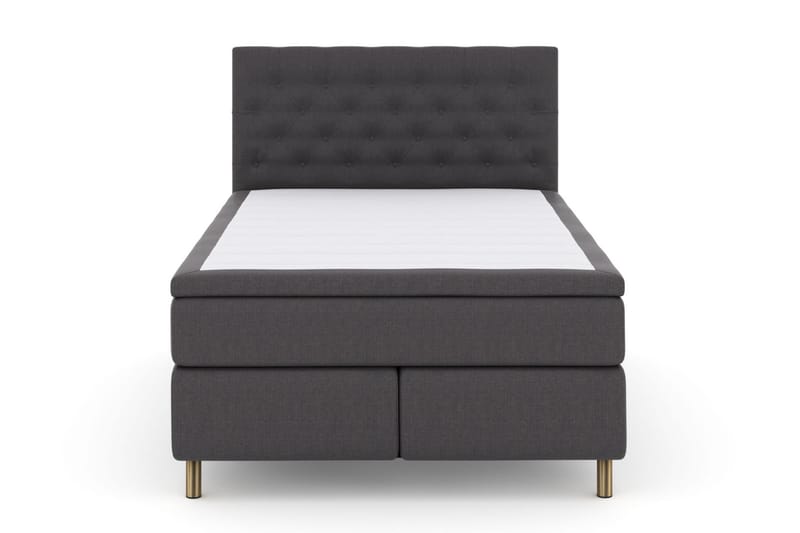 Select No 5 Kontinentalseng 140x200 hård/Medium Latex - mørkegrå/kobber - Møbler - Senge - Kontinentalsenge